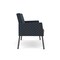 Lesro Mystic Lounge Reception Loveseat, Charcoal, RS NightSky Back, MD Farro Seat, RS NightSky Panels ML1501 - alternate 3